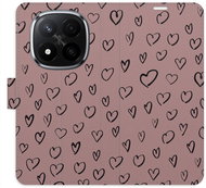 iSaprio Flip case Heart Dark 02 for Xiaomi Redmi Note 14 Pro 5G/14 Pro+ 5G - Phone Case