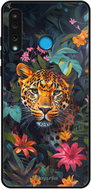 iSaprio Glossy case Flower Jaguar - Huawei P30 Lite - Phone Cover