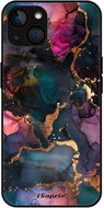 iSaprio Lesklé pouzdro Dark Marble 10 - iPhone 13 - Kryt na mobil