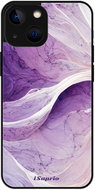 iSaprio Lesklé pouzdro Purple Paint 10 - iPhone 13 mini - Phone Cover