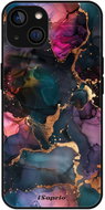 iSaprio Glossy Dark Marble Case 10 - iPhone 14 - Phone Cover