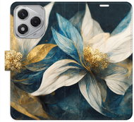 iSaprio Flip Case Gold Flowers for Honor 400 Lite - Phone Case