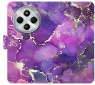 iSaprio Flip case Purple Marble for Xiaomi Redmi 14C / Poco C75 - Phone Case