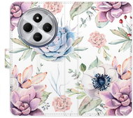 iSaprio Flip Case Succulents Pattern for Xiaomi Redmi 14C / Poco C75 - Phone Case