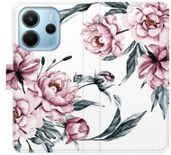 iSaprio Flip case Pink Flowers for Xiaomi Redmi Note 14 - Phone Case