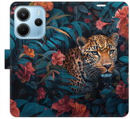 iSaprio Flip case Flower Jaguar 02 for Xiaomi Redmi Note 14 - Phone Case