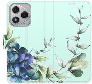 iSaprio Flip Case Blue Flowers for Honor 400 Lite - Phone Case