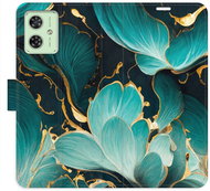 iSaprio Flip Case Blue Flowers 02 for Motorola Moto G54 5G / G54 5G Power Edition - Phone Case