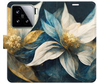 iSaprio Flip Case Gold Flowers for Xiaomi 15 - Phone Case