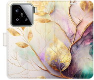 iSaprio Flip case Gold Leaves 02 for Xiaomi 15 - Phone Case