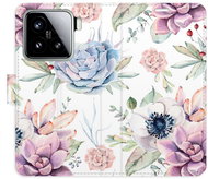 iSaprio Flip Case Succulents Pattern for Xiaomi 15 - Phone Case