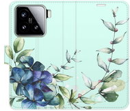 iSaprio Flip Case Blue Flowers for Xiaomi 15 - Phone Case