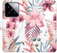 iSaprio flip pouzdro Pink Flowers 02 pro Xiaomi 14 - Phone Case