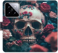 iSaprio flip pouzdro Skull in Roses 02 pro Xiaomi 14 - Phone Case