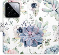 iSaprio flip pouzdro Succulents pro Xiaomi 14 - Phone Case