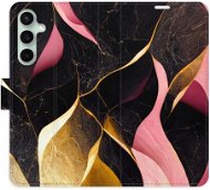iSaprio flip pouzdro Gold Pink Marble 02 pro Samsung Galaxy S23 FE - Phone Case