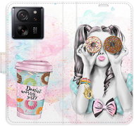 iSaprio flip pouzdro Donut Worry Girl pro Xiaomi 13T / 13T Pro - Phone Case