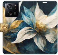 iSaprio flip case Gold Flowers for Xiaomi 13T / 13T Pro - Phone Case