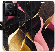 iSaprio flip pouzdro Gold Pink Marble 02 pro Xiaomi 13T / 13T Pro - Phone Case