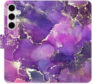iSaprio flip case Purple Marble for Samsung Galaxy S24+ - Phone Case