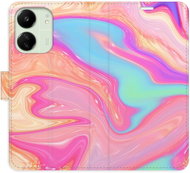 iSaprio flip pouzdro Abstract Paint 07 pro Xiaomi Redmi 13C - Phone Case
