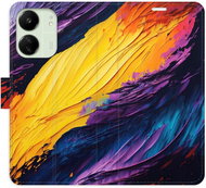 iSaprio flip pouzdro Fire Paint pro Xiaomi Redmi 13C - Phone Case