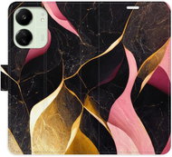 iSaprio flip pouzdro Gold Pink Marble 02 pro Xiaomi Redmi 13C - Phone Case