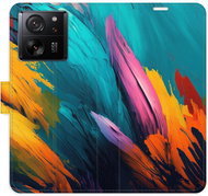 iSaprio flip pouzdro Orange Paint 02 pro Xiaomi 13T / 13T Pro - Phone Case