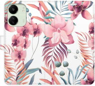iSaprio flip pouzdro Pink Flowers 02 pro Xiaomi Redmi 13C - Phone Case