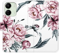 iSaprio flip pouzdro Pink Flowers pro Xiaomi Redmi 13C - Phone Case