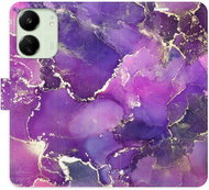iSaprio flip pouzdro Purple Marble pro Xiaomi Redmi 13C - Phone Case