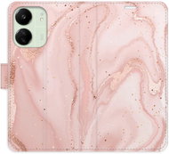 iSaprio flip pouzdro RoseGold Marble pro Xiaomi Redmi 13C - Phone Case