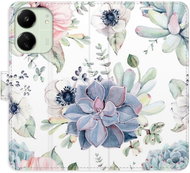 iSaprio flip pouzdro Succulents pro Xiaomi Redmi 13C - Phone Case