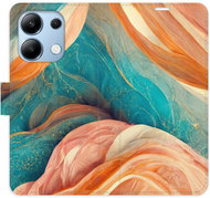 iSaprio flip pouzdro Blue and Orange pro Xiaomi Redmi Note 13 - Phone Case