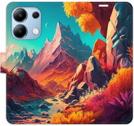 iSaprio flip pouzdro Colorful Mountains pro Xiaomi Redmi Note 13 - Phone Case