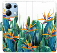 iSaprio flip pouzdro Exotic Flowers 02 pro Xiaomi Redmi Note 13 - Phone Case