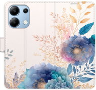 iSaprio flip pouzdro Ornamental Flowers 03 pro Xiaomi Redmi Note 13 - Phone Case