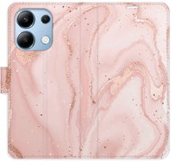 iSaprio flip pouzdro RoseGold Marble pro Xiaomi Redmi Note 13 - Phone Case