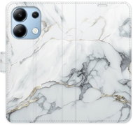 iSaprio flip pouzdro SilverMarble 15 pro Xiaomi Redmi Note 13 - Phone Case
