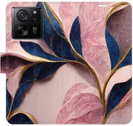 iSaprio flip pouzdro Pink Leaves pro Xiaomi 13T / 13T Pro - Phone Case