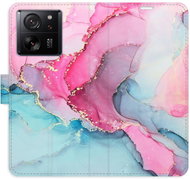 iSaprio flip pouzdro PinkBlue Marble pro Xiaomi 13T / 13T Pro - Phone Case