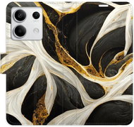 iSaprio flip pouzdro BlackGold Marble pro Xiaomi Redmi Note 13 5G - Phone Case