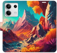 iSaprio flip pouzdro Colorful Mountains pro Xiaomi Redmi Note 13 5G - Phone Case