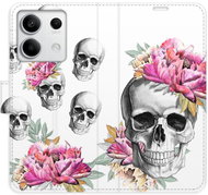 iSaprio flip pouzdro Crazy Skull pro Xiaomi Redmi Note 13 5G - Phone Case