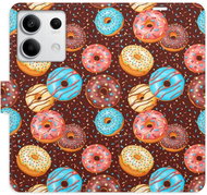 iSaprio flip pouzdro Donuts Pattern pro Xiaomi Redmi Note 13 5G - Phone Case