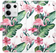 iSaprio flip pouzdro Flamingos Pattern pro Xiaomi Redmi Note 13 5G - Phone Case