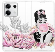 iSaprio flip pouzdro Girl with bubble pro Xiaomi Redmi Note 13 5G - Phone Case