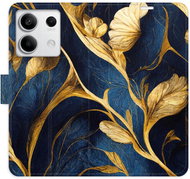 iSaprio flip pouzdro GoldBlue pro Xiaomi Redmi Note 13 5G - Phone Case