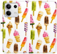 iSaprio flip case Ice Cream Pattern for Xiaomi Redmi Note 13 5G - Phone Case