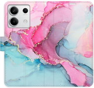 iSaprio flip pouzdro PinkBlue Marble pro Xiaomi Redmi Note 13 5G - Phone Case